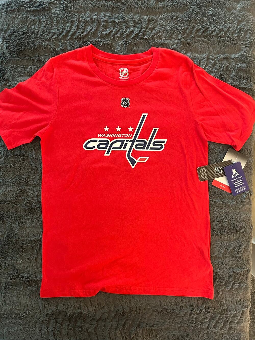 Washington Capitals Oshie #77 NHL Youth Large Red T-Shirt (NWT)